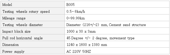 B005 Тестер на истирание колес багажа