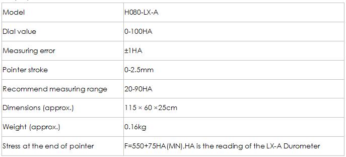 Дюрометр по Шору H080-LX-A