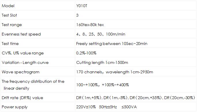 Тестер ровности и ворсистости пряжи и ленты Y010T