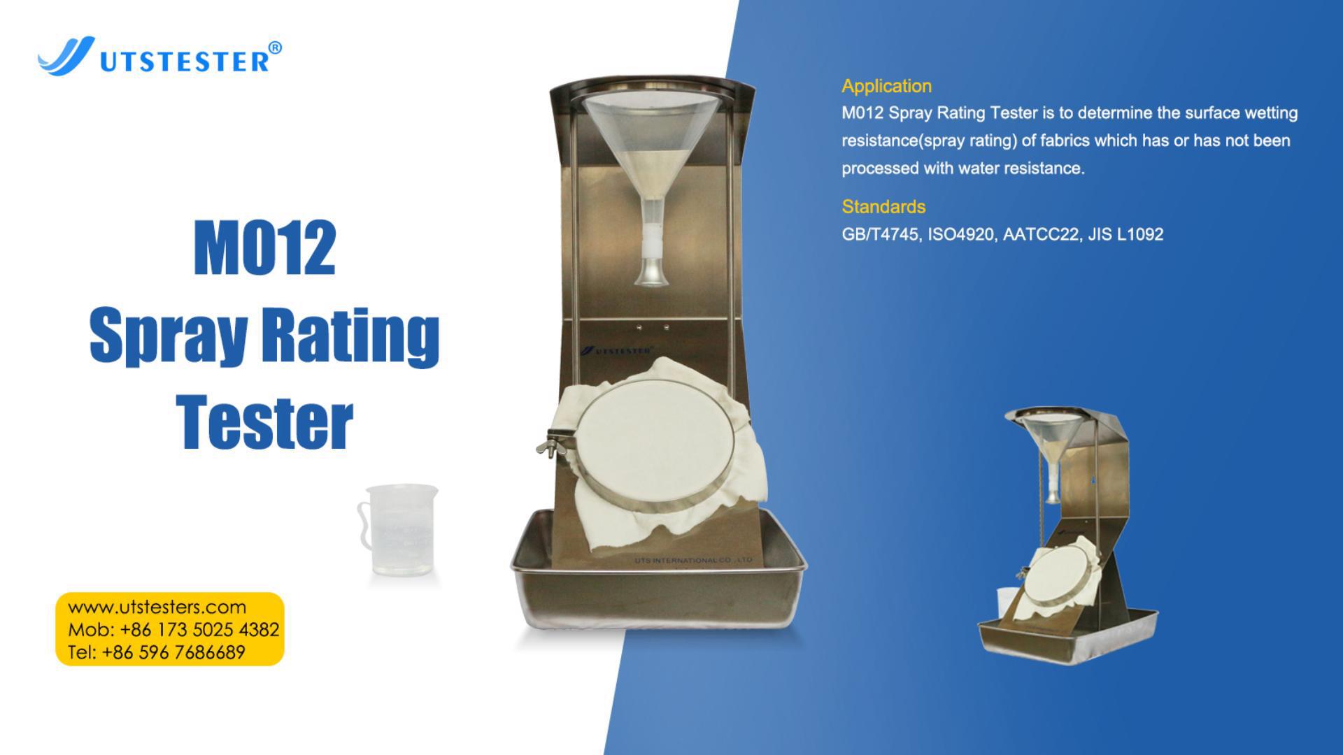 M012 Spray Rate Tester