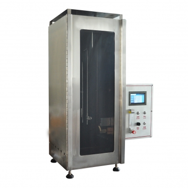 Vertical flammability tester